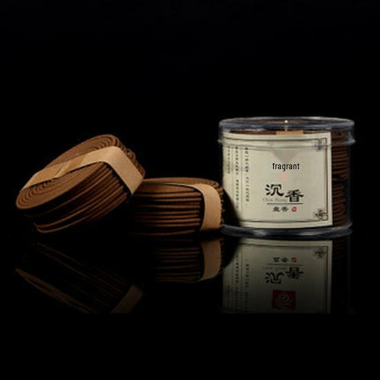 Jinfengxing Natural Sandalwood & Agarwood Indoor Coil Incense for Aromatherapy, Mosquito Repellent, and Odor Removal