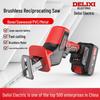 Delixi Handheld Brushless Lithium Electric Saber Saw - Rechargeable, Portable, Household Reciprocating Logging Saw