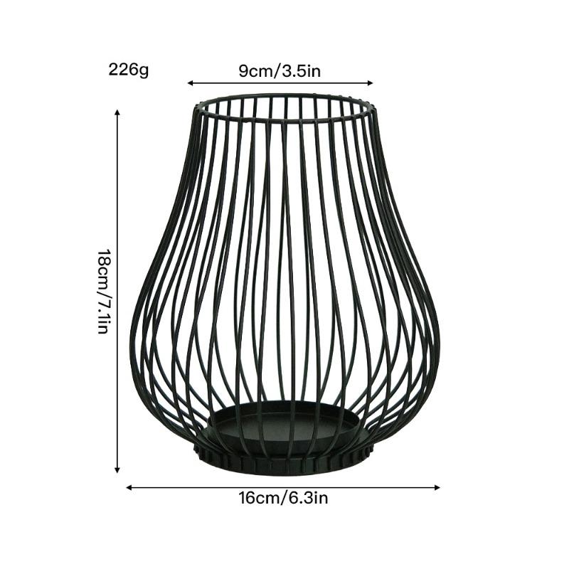 Iron Candlestick Ornaments, Romantic Decorations for Living Room Dining Tables, and Home Romantic Display Arrangements