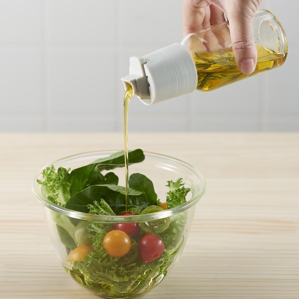 Hario One Touch Dressing Bottle 240ml Pale Gray ODB-240-PGR