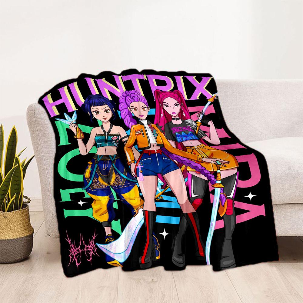 Huntress Power Squad Blanket Soft & Cozy Great for Bed Livingroom Chair Four Seasons Universal Modern Style Birthday Christmas Gift Blanket