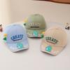 Kinderhüte Frühling/Herbst Dinosaurier Baby Baseballkappen Koreanischer Stil Neu 3D Englische Stickerei Randabschluss Kinder Snapbacks