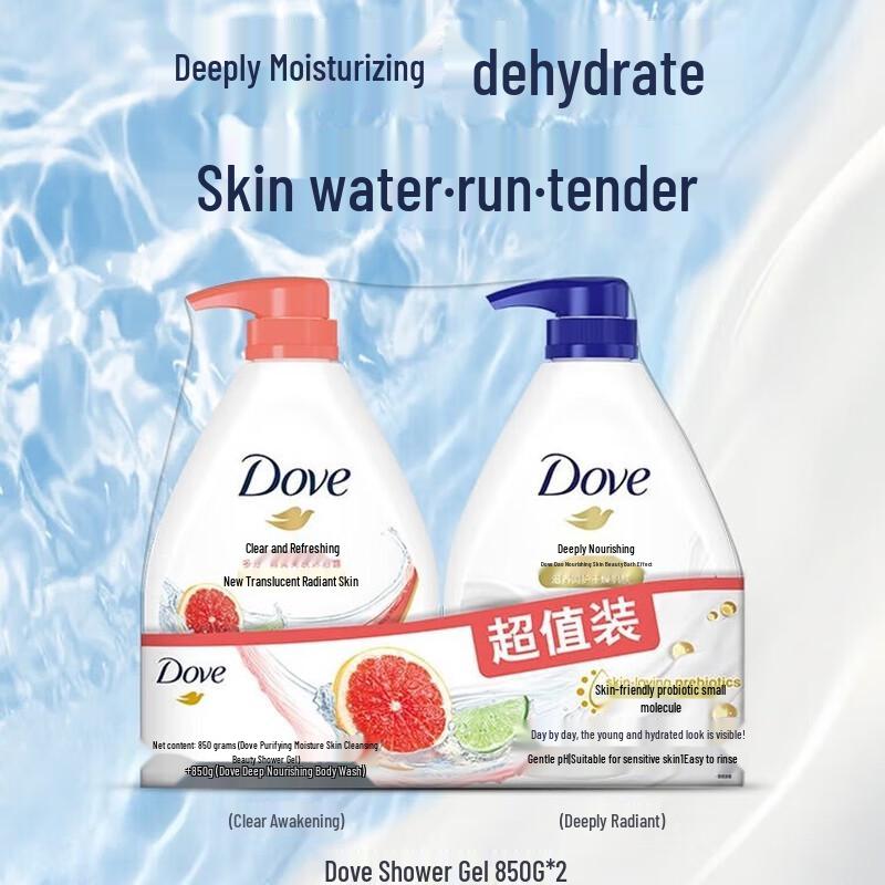 

Гель для душу Dove, подвійне пакування