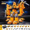 Children's 3D Magnetic Transforming Robot Car Toy - Versatile Warrior Model