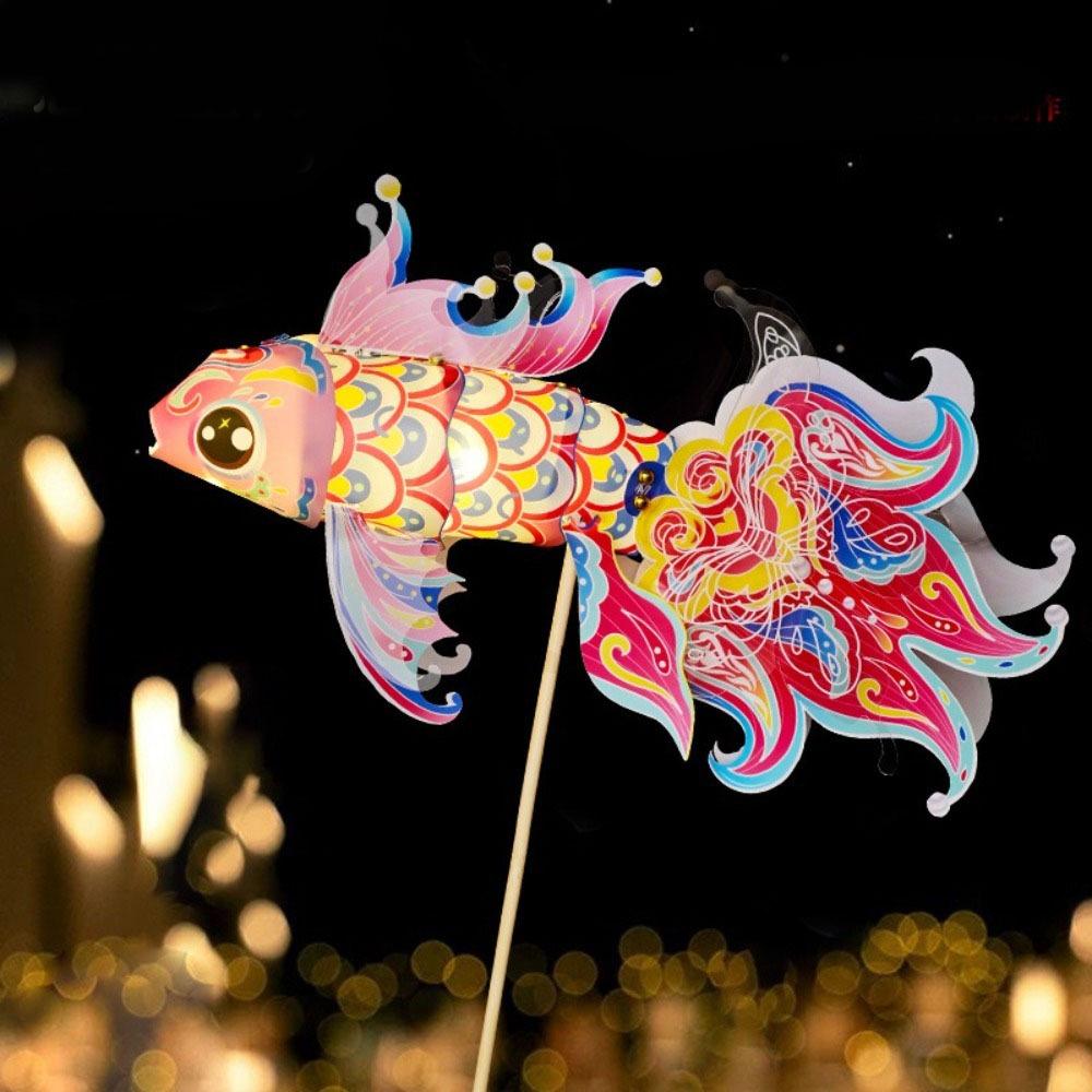 Good Luck Fish Lantern Handmade Diy Handheld Goldfish   Lantern  Cultural Heritage