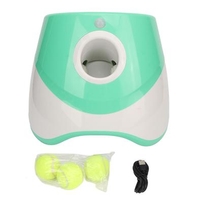 Lanzador automático de bolas para perros, lanzador interactivo de bolas para mascotas recargable de 3 modos para interiores y exteriores Gre