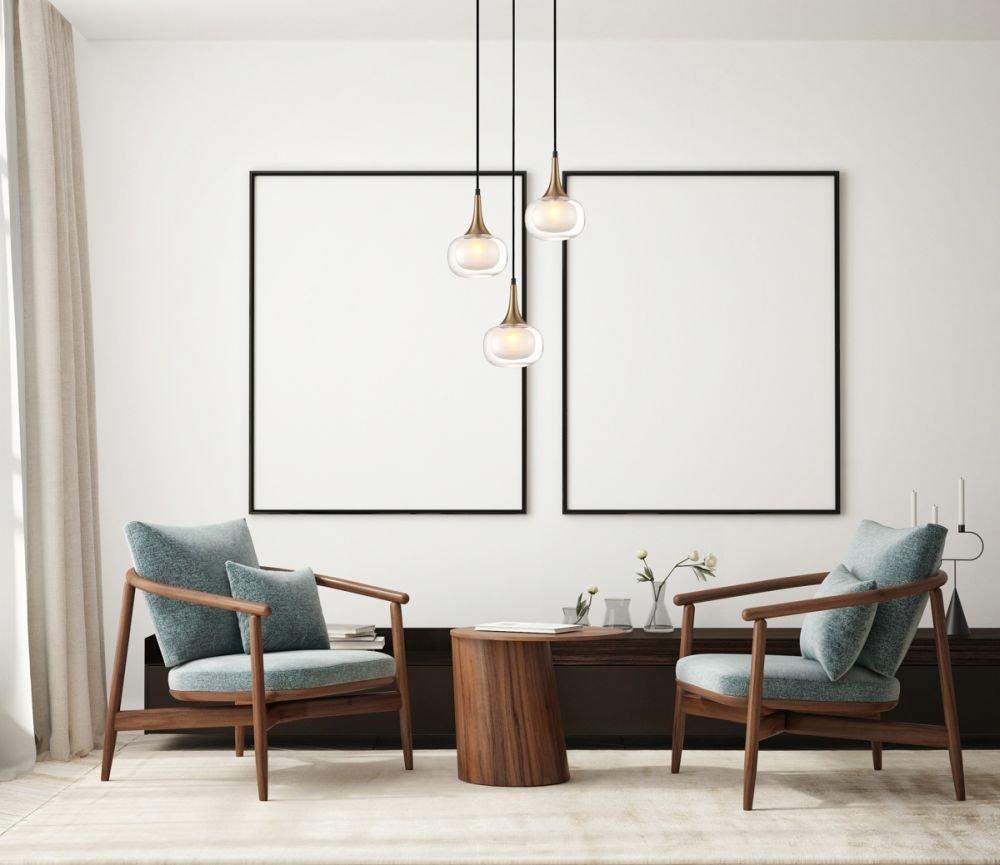 Lampa wisząca KONILA PND-99709-3A-BRO-CL Italux