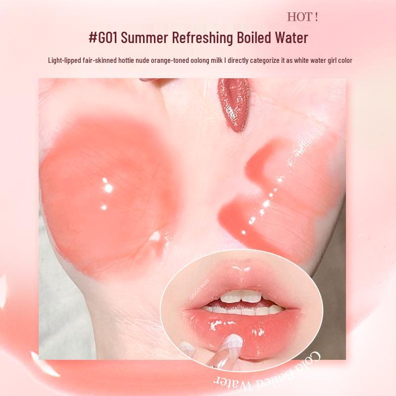 Gogo Dance Honey Feuchtigkeitsspendender Lipgloss & Peeling-Lippenstift-Duo reduziert Lippenfältchen und verleiht ein glänzendes Finish.