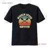 Funny Wooden Spoon Survivor Retro Adult Novelty Sarca T Shirt Vintage Washed Graphic Versatile