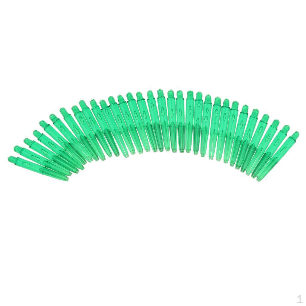 30 Pcs 35mm Plastic Thread Re-grooved Rods - 6 Colors
