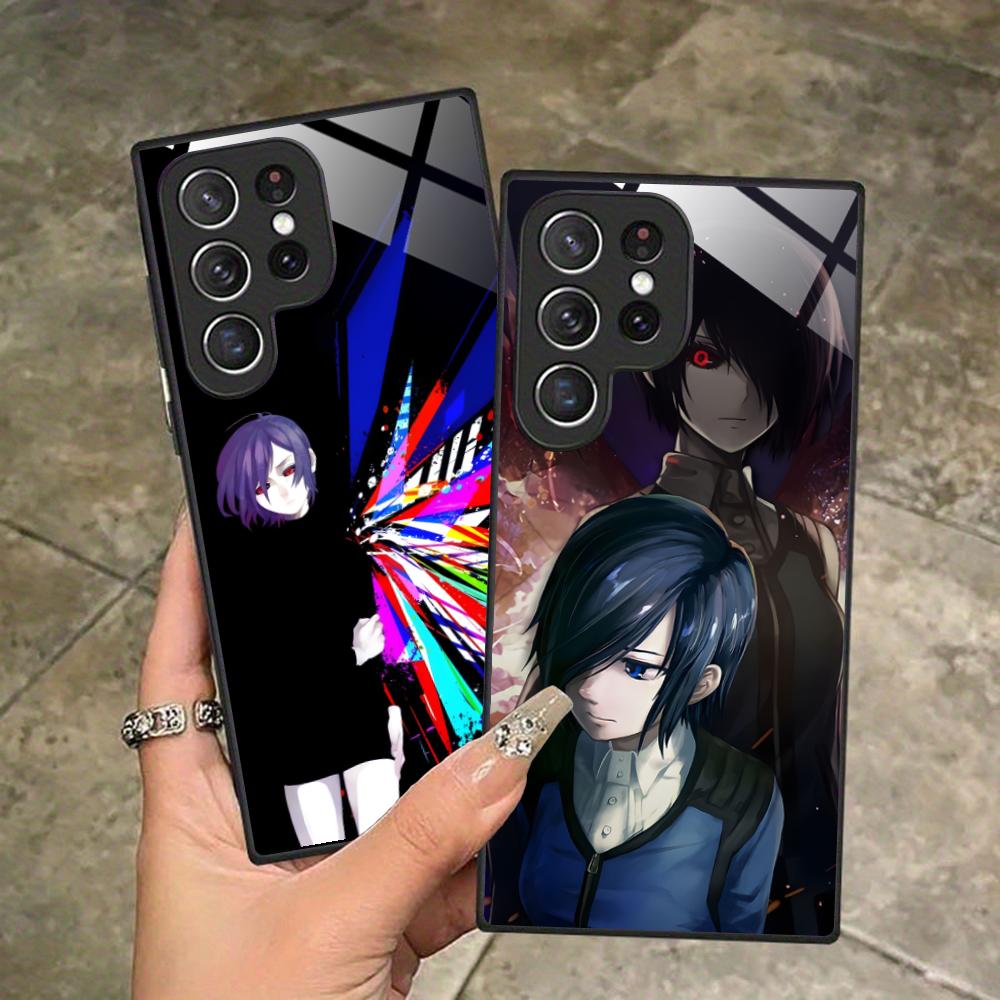 Tokyo Ghoul Touka Kirishima Phone Case for Samsung Galaxy A56 55 54 53 52 51 36 35 34 23 16 15 5G Glass Cover Luxury Cellphones