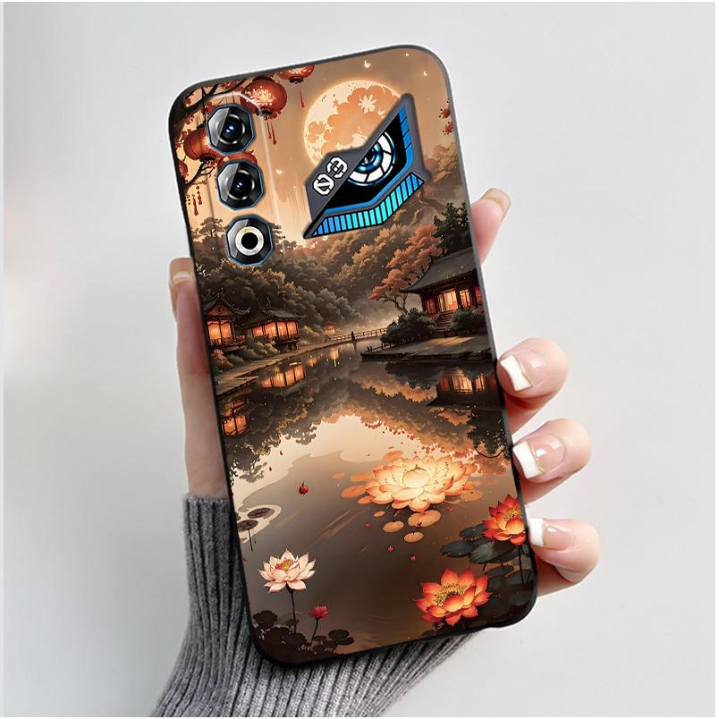 Für ZTE Nubia Neo 3 GT 5G Z2465N Hülle Süßes Kaninchen Schwarz Weiches TPU Silikon Stoßfeste Rückabdeckung Für ZTE Nubia NEO3 GT 5G Hülle