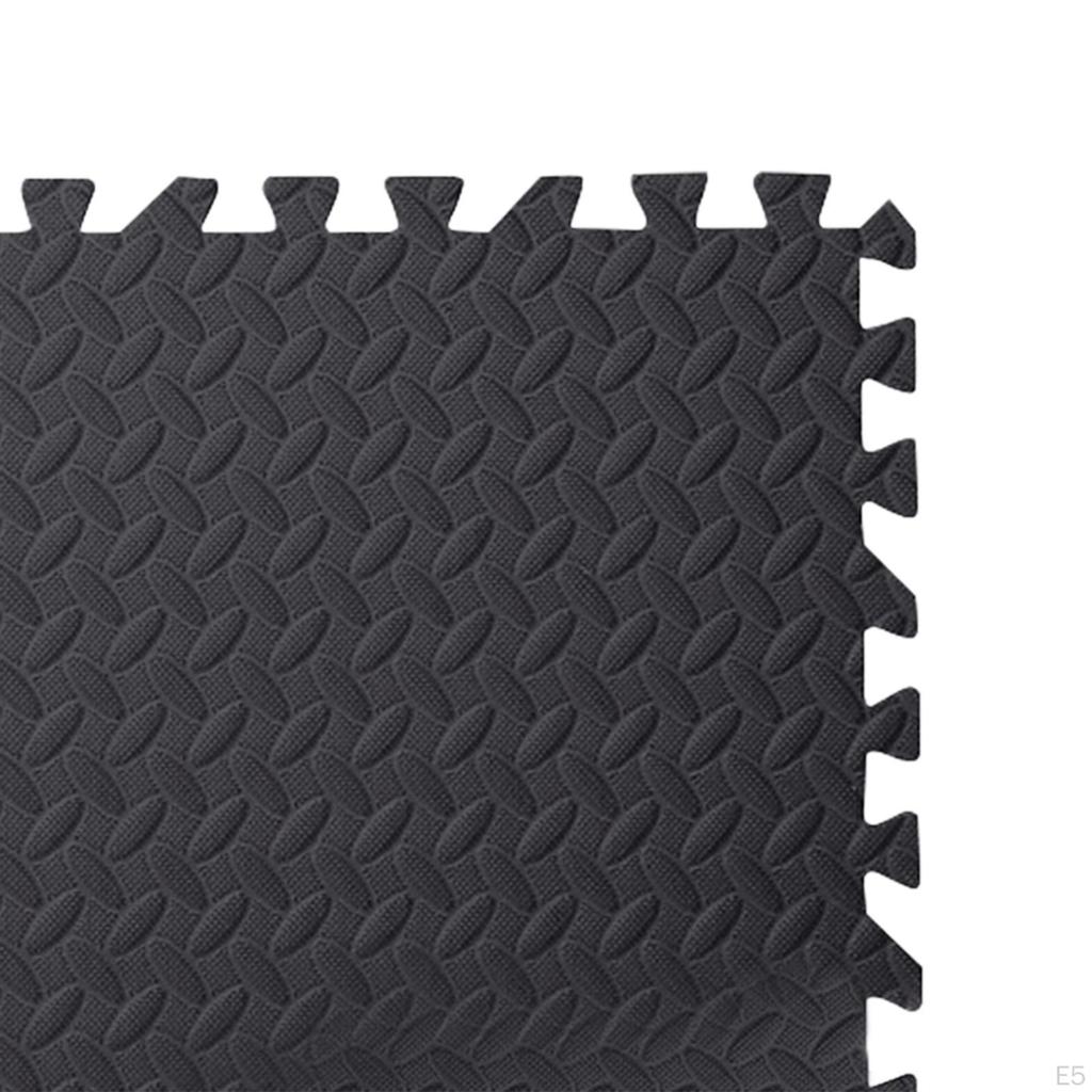 Cushioned Interlocking Tiles for Home Gym and Fitness Activities