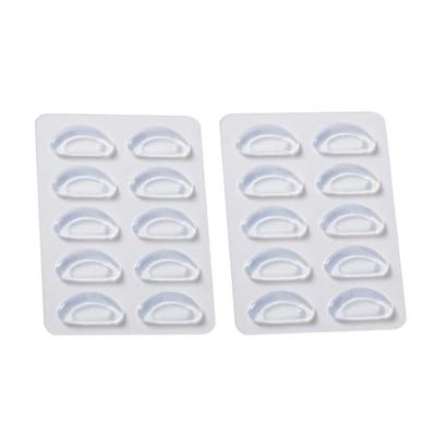10Pairs Eyeglasses Anti Slip Nose Pads Soft Silicone Glasses Nose Pads Non-Slip Nose Pad Kit Soft Silicone Adhesive Nose Pads