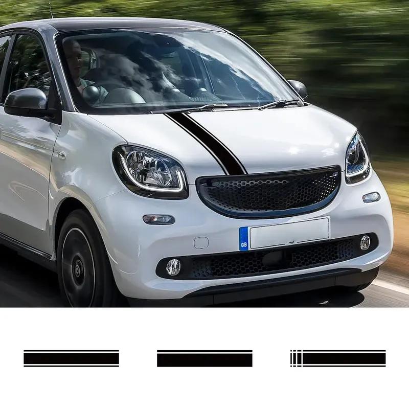 Car Front Head Engine Cover Hood Sticker For Mercedes Benz Smart Forease Fortwo Forfour Vinyl Film Decal Auto Tuning Accessories
