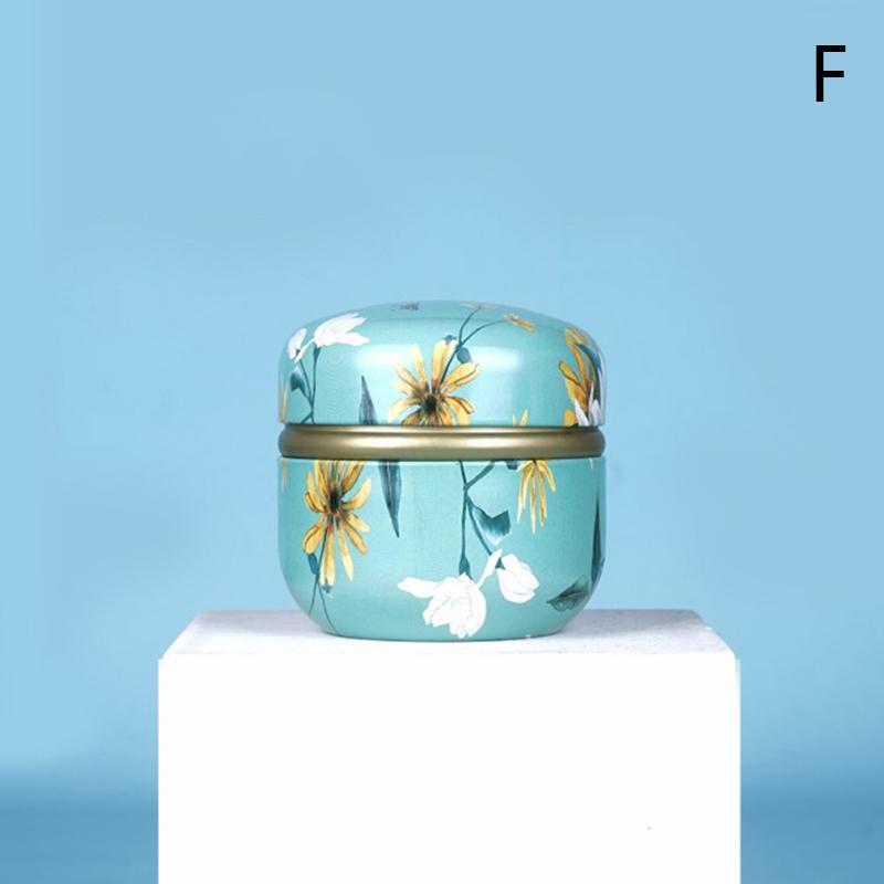 Tea Containers Candle Cans Tea Box Candy Snacks Small Round Cans Mini Portable Tin Cans Packaging F 594₽