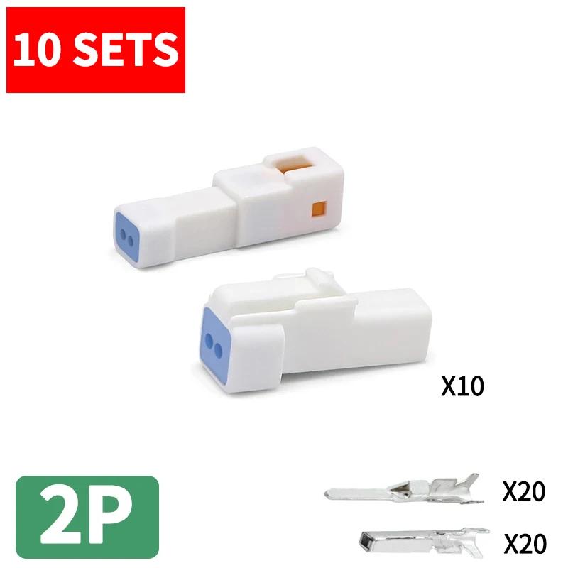 10 sets JST-02R-JWPF-VSLE Mini Car Connector 6T Waterproof Connector Male and Female Plug 03T04T08T