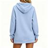 Women's Loose Fit Hoodie Sweatshirt with Pockets for Casual Everyday Wear