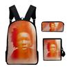 Classic Popular Young Singer D4vd 3D Print 3pcs/Set pupil School Bags Laptop Daypack Backpack Inclined shoulder bag Pencil Case