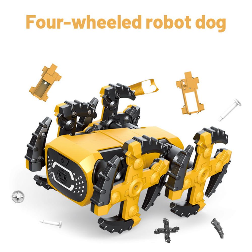 

DIY строительный блок в сборе, умный робот, собака, датчик жестов, предотвращение препятствий, развивающие электрические игрушки для детей