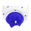 Elegant Feather Flower Womens Vintage Hat Headband Mesh Ribbons Felt Headband Fascinator Fascinator Caps Wedding