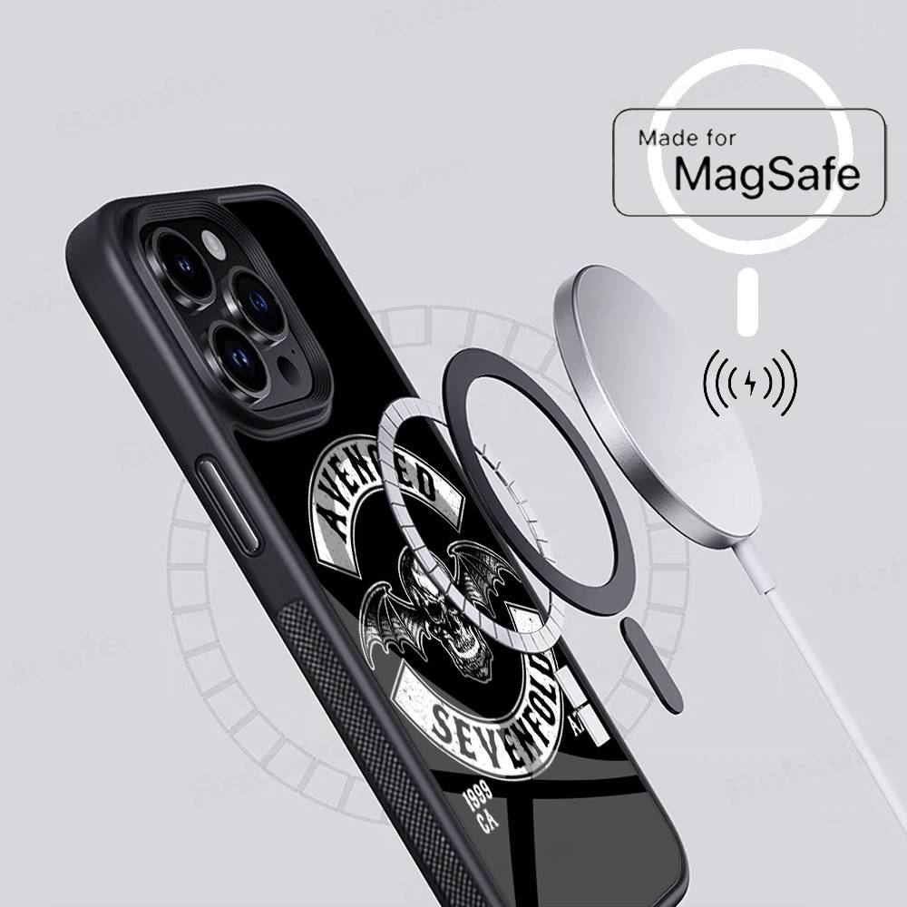 A-Avenged Sevenfold For Magsafe Magnetic Phone Case for iPhone 17 16 pro max 15 Plus 14 13 12 11 Cover