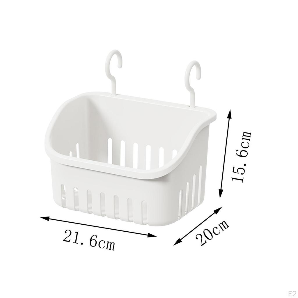 Hanging Bin Multi Use Wall Mounted Decor Organizer Rack for Pantry Closets Cabinets Laun Room