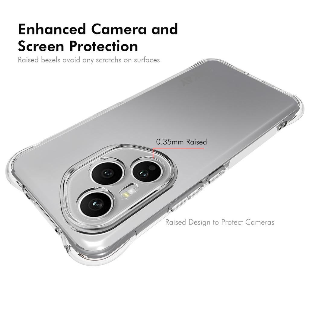 Für Honor 400 Pro 5G (Global) Transparente Handyhülle ENKAY HAT PRINCE Stoßfest Rutschfest TPU-Abdeckung