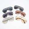 New Metallic Texture Fashionable And Versatile Retro Sunglasses - Uv-protective Sunglasses 2524