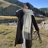 Women's Scarves with Tassel Men's and Women's Autumn and Winter Temperament Scarves