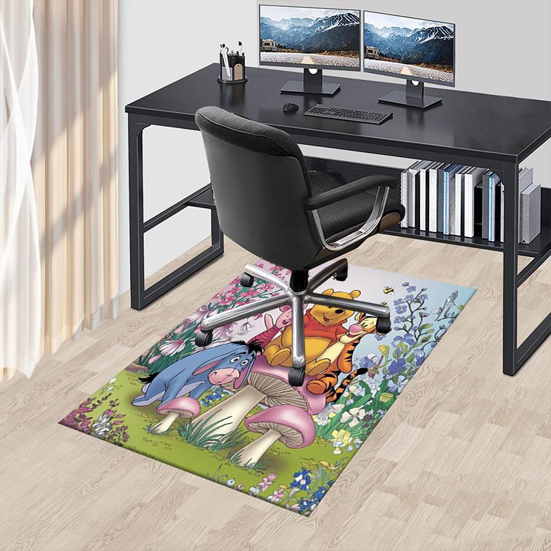 Winnie Pooh Friends Carpet For Playroom Bedroom Living Room Sofa Home Decorkids Game Area Rug Nonslip Floor Mat