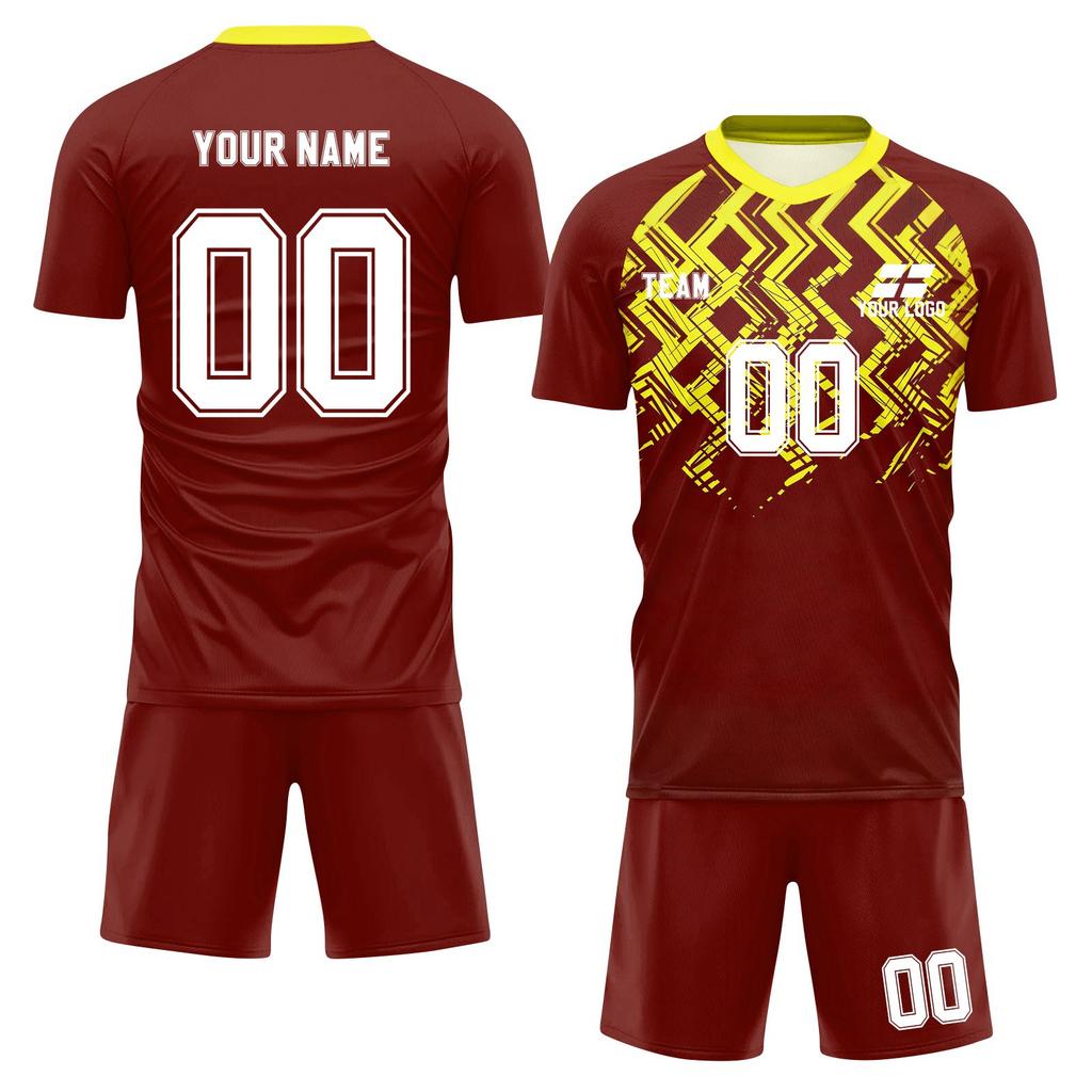 Personalised Shirts Kit Mens Girls With Name Number Custom Football Jerseys For Boys Training Suit