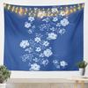 Purple Rose Butterfly Lights Wall Tapestry 2D Flat Print Boho Decor Romantic Art Nature Symbol Home Interior Hanging