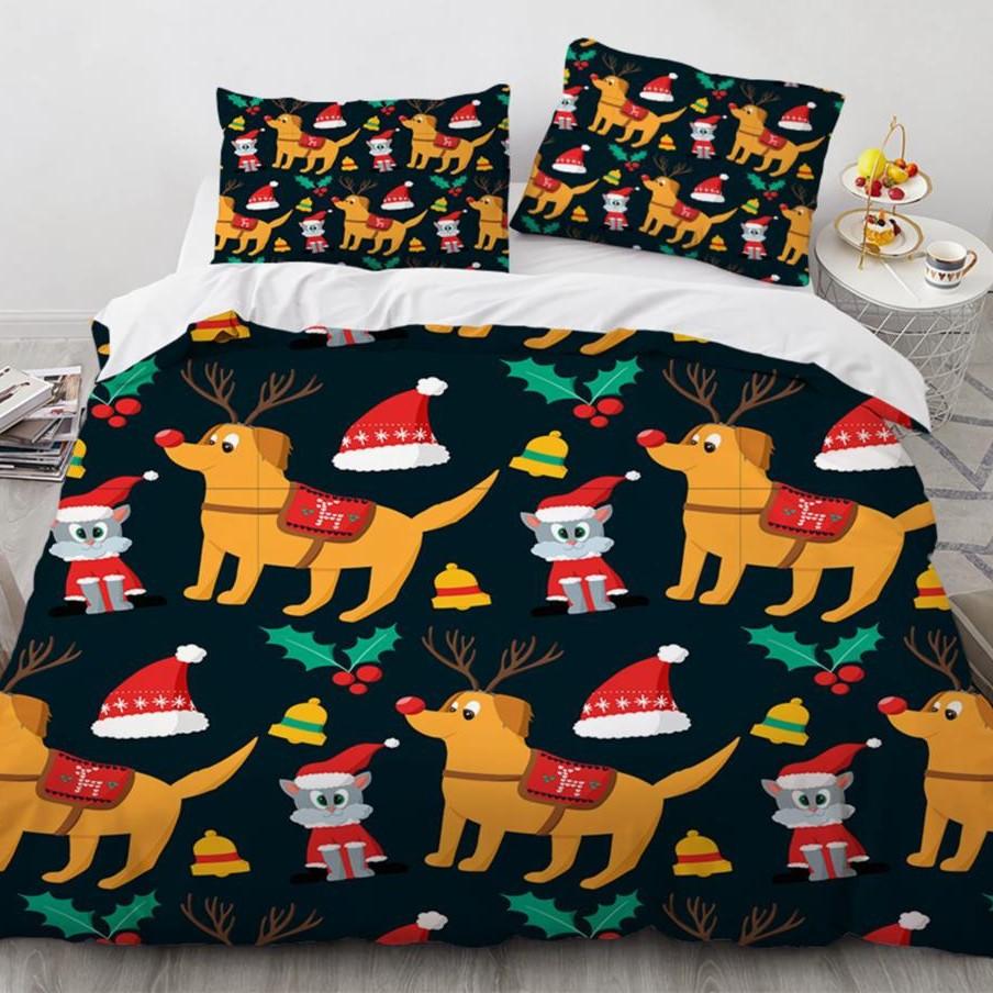 Dackel Welpen Bettbezug Anzug Bettwäsche Anzug Bettdecke Bezug Dreiteiliges Set