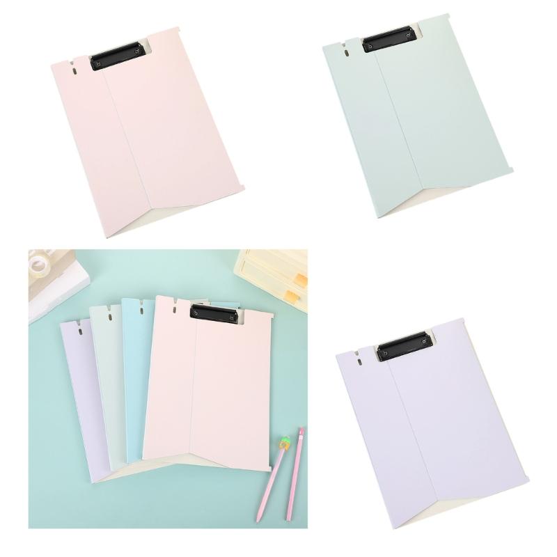 Standing Up Clipboard Adjustable Angles Foldable Clipboard Writing Pad Document Organiser For Music Score File Storage