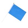 50 Stück Handwimpel Mini Polyester Unifarbene Quadratische Partyfahnen Feier Dekoration Wimpel Partybanner