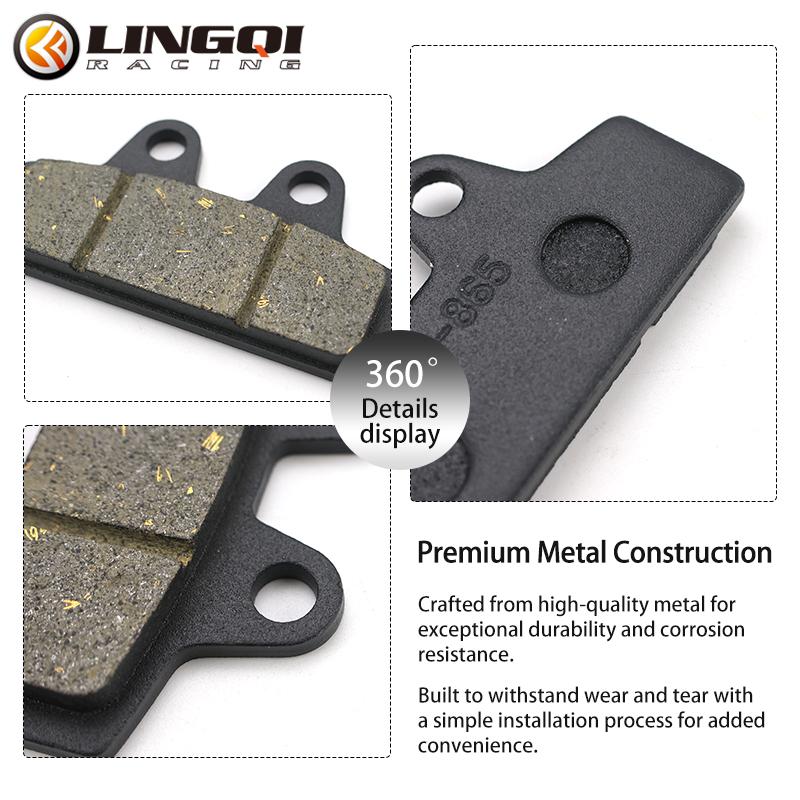 LINGQI Motorcycle Ebike Bike Motorcycle Disc Brake Pads Wear-resistant for Citycoco Electric Scooter Bicycle Spare Parts