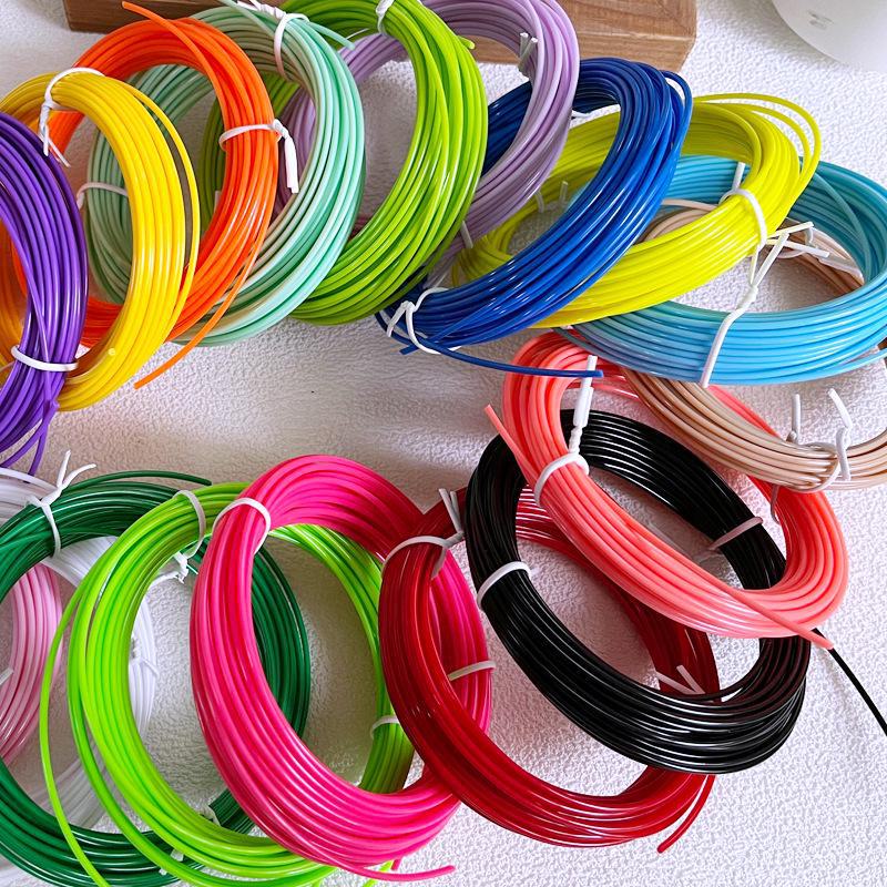 3D Printing Pen Filament: High-Temp PLA & Low-Temp PCL, 1.75mm Diameter, 5m & 3m Lengths