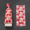 OPP Flat Candy Bag Valentine's Day Gift Bag Love Color Printing Bag Snack Packaging Bag 50pcs