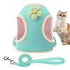 Harness For Puppy Reflective Cat Harness Breathable Pet Supplies Cartoon Puppy Straps For Travel Training Daily Use Beach