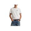 Polo Ralph Lauren SS25 Plain Knit Crew Neck Short Sleeve T-Shirt Men Tops White 710981136-001