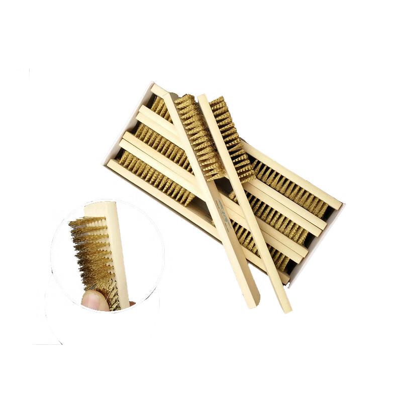 Meixiang Wooden Handle Copper Steel Wire Cleaning Brush