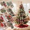 Christmas Webbing, Imitation Linen Ribbon Decoration, Bow Accessory, Snowflake Christmas Ribbon.