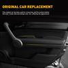 2007-2012 Fits Honda CR-V CRV Leather Front Door Panels Armrest Cover 2pcs Black