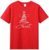 Christian Cross Jesus Merry Christmas Xmas Tree Holiday TShirt