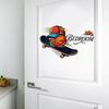 Basketball Skateboard Self Adhesive Wall Sticker for Bedroom Study Sports Room Living Room Door Decor