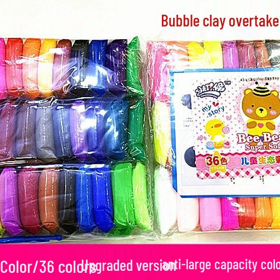 Children's Handmade Clay Refill Set with 12, 24, or 36 Colors