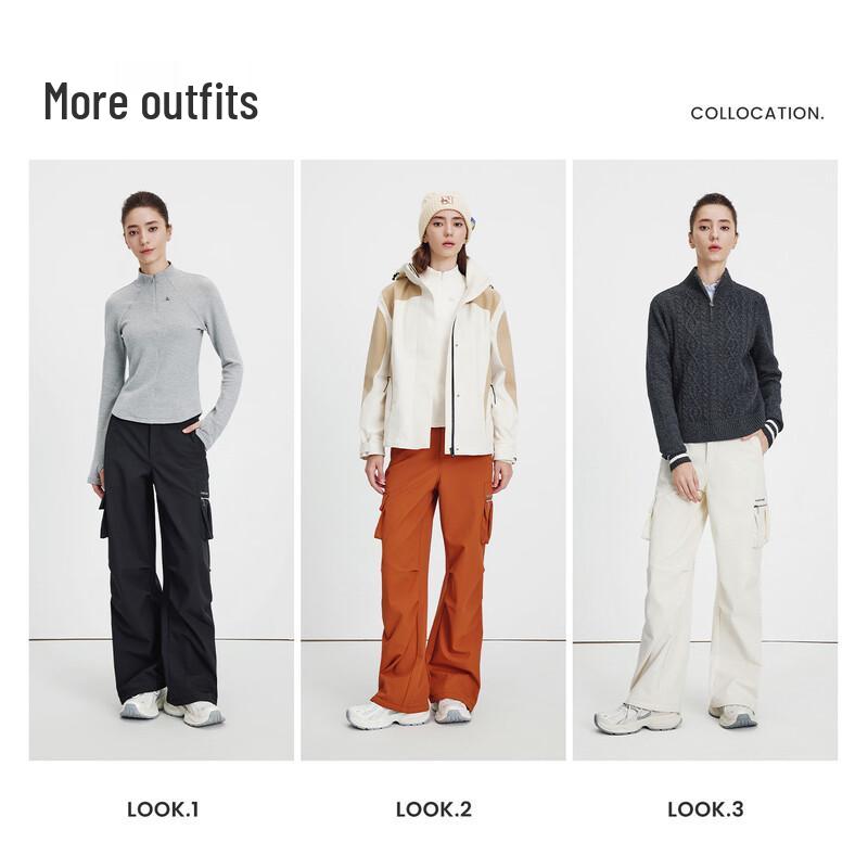 Navigare Women's Outdoor 3-Proof Straight-Leg Cargo Pants