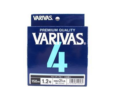Varivas P.E Line Varivas 4 X4 Blau 150m P.E 1.2 Max 21lb (0564)