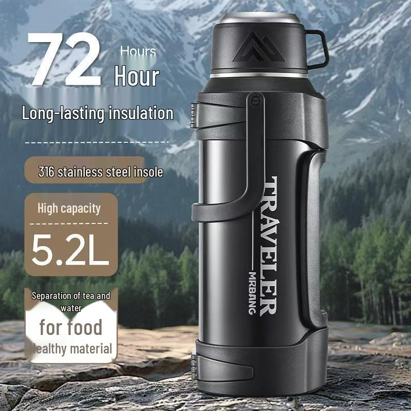 316 Large Capacity Insulated Thermos for Outdoor and Travel Use